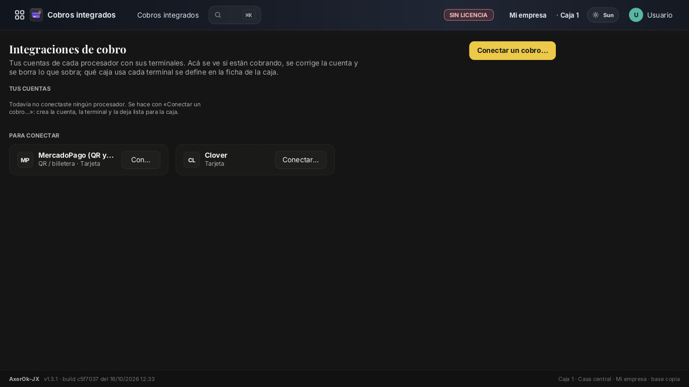 Cobros integrados